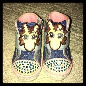 TWINKLE TOES PONY HIGH TOPS TODDLER SIZE 5